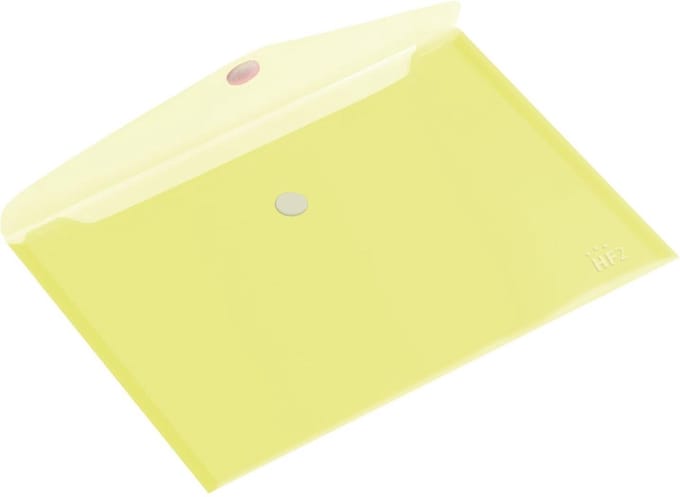 10 x Enveloptas HF2 - A4 - dwars - geel