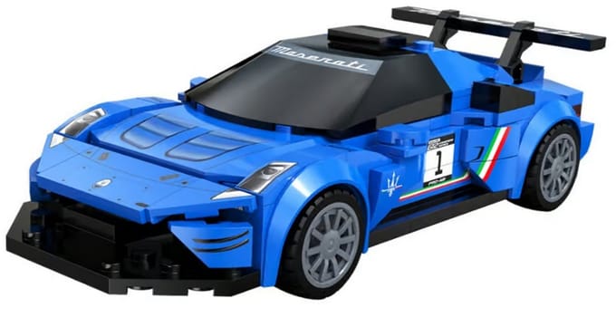 Cada Maserati Mc20 Gt2 1:24 Bouwspel 240 Stukken Blauw Kinderen
