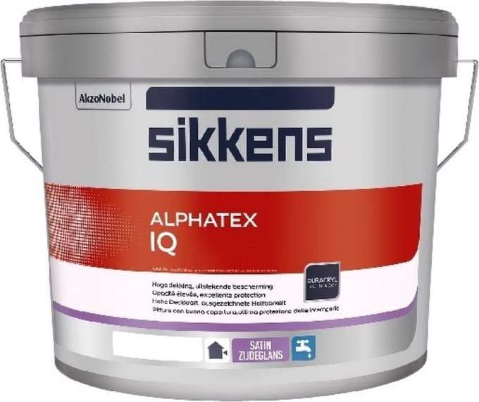 Sikkens Alphatex IQ Mat RAL 9010 Gebroken wit 10 Liter