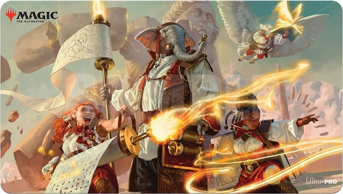Playmat MTG Strixhaven V4 Lorehold Command