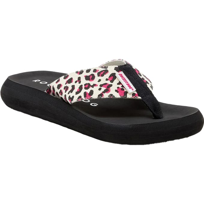 Rocket Dog Dames/Dames Spotlight Monroe teenslippers (Heet Roze)