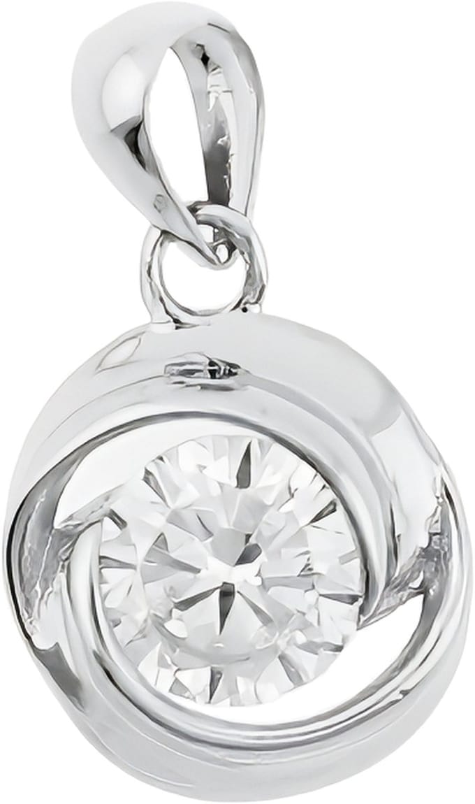 Behave – hanger – transparant – zilver – zirconia – tijdloos – elegant