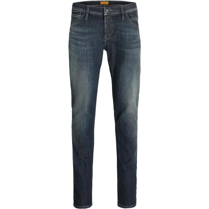 JACK & JONES Glenn Fox slim fit - heren jeans - denimblauw (blue denim)
