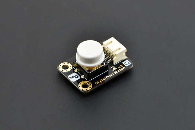 Gravity: Digital Push Button DFR0029 - Kleur Wit - Geschikt voor Arduino