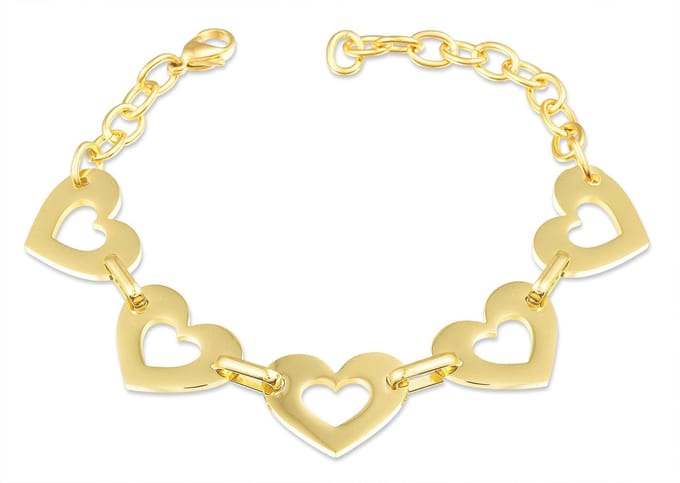 Montebello Armband Bloesem G - 316L Staal PVD - Hart - 15mm - 20cm
