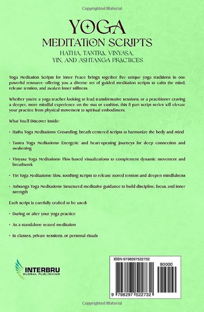 Yoga Meditatie Scripts: Geleid Meditatie en Ontspanning uit 5 Yoga Tradities