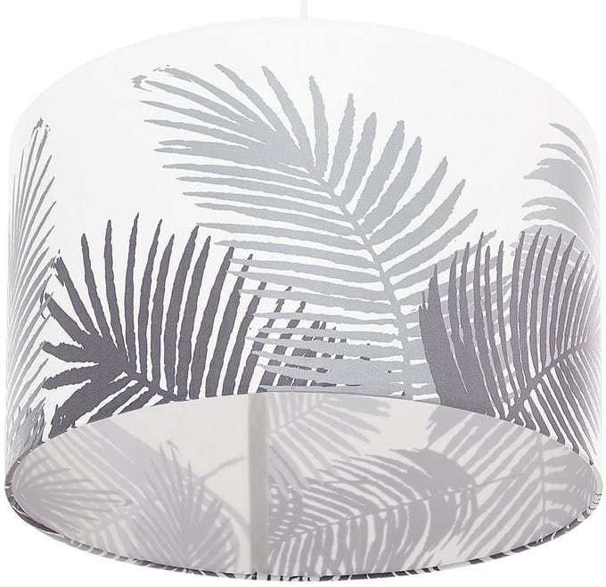 ZILLER - Hanglamp - Lichtgrijs - Polyester