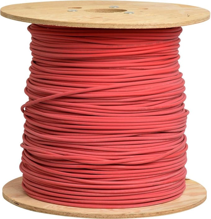 Solar® Zonnepaneel kabel 6mm2 Rood (100 meter)