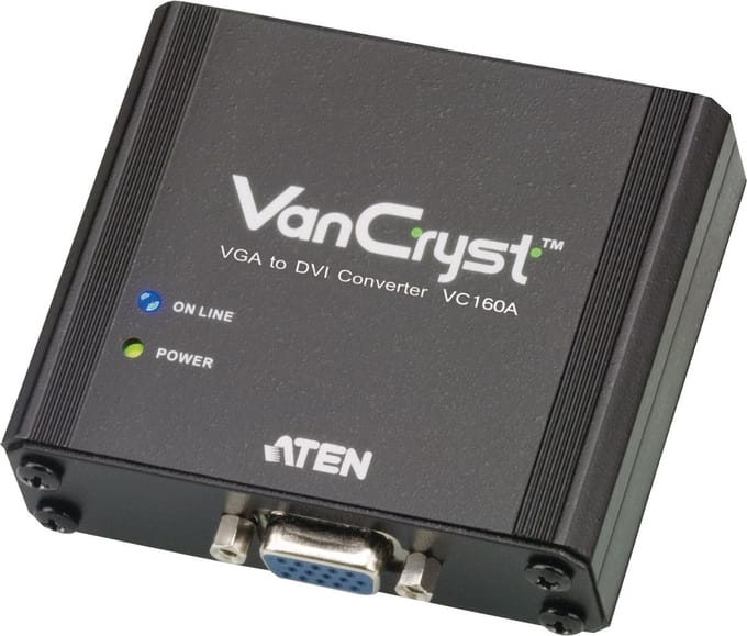 Aten VC160A VGA naar DVI-D converter / zwart