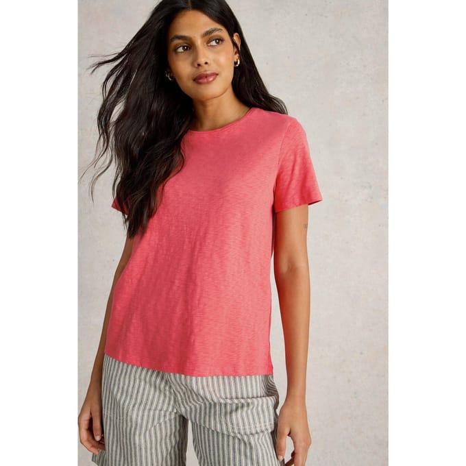 White Stuff Abbie Tee Mid Coral Taglia: 14 | Maglie Sportivi Outlet | Donna | Arancia
