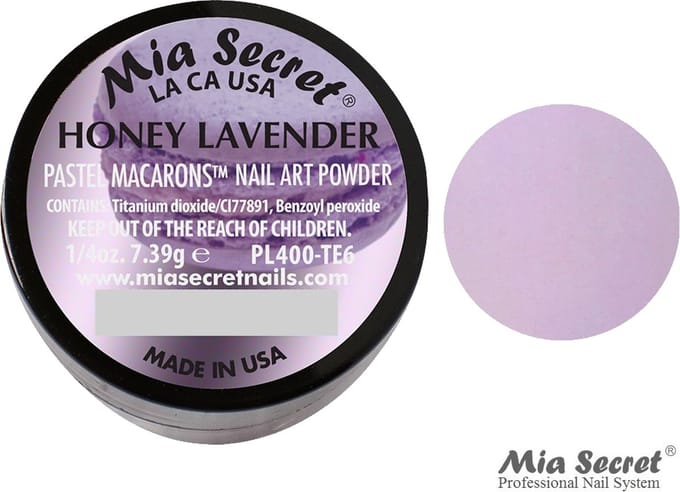 Pastel Macarons Acrylpoeder Honey Lavender