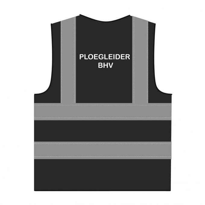Ploegleider BHV hesje RWS zwart