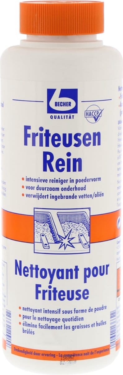 Dr. Becher Friteusen reiniger - Fles 1 kilo