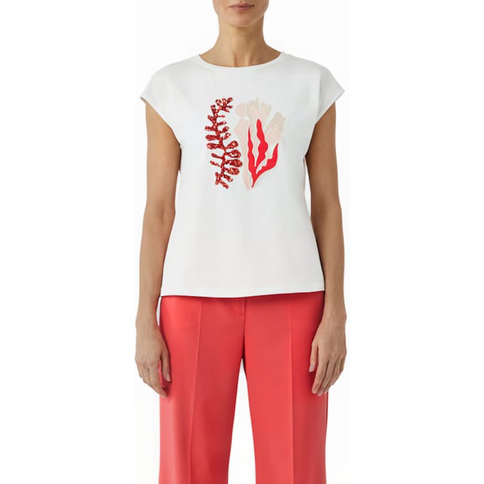 Comma  T-shirts White Taglia: 34 | Maglie Sportivi Outlet | Donna | Bianco