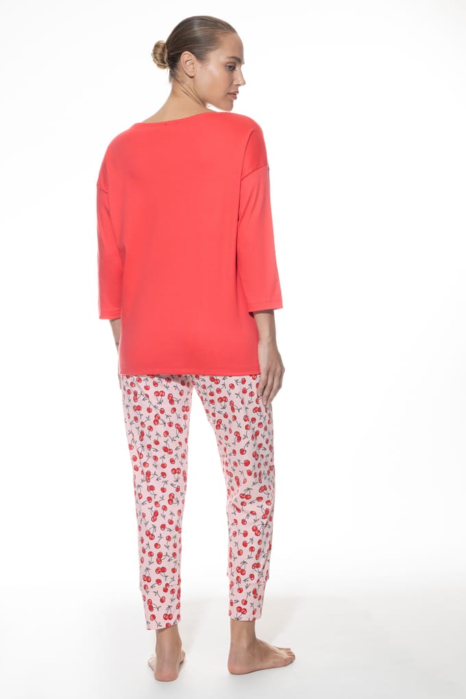 Pyjamaset Serie Cherry Rush Bonbon Pink