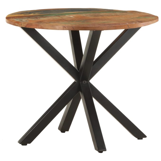 vidaXL - Bijzettafel - 68x68x56 - cm - massief - gerecycled - hout