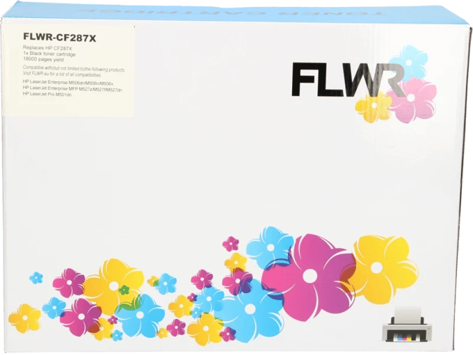 FLWR - Toner / 87a / Zwart- Geschikt voor HP