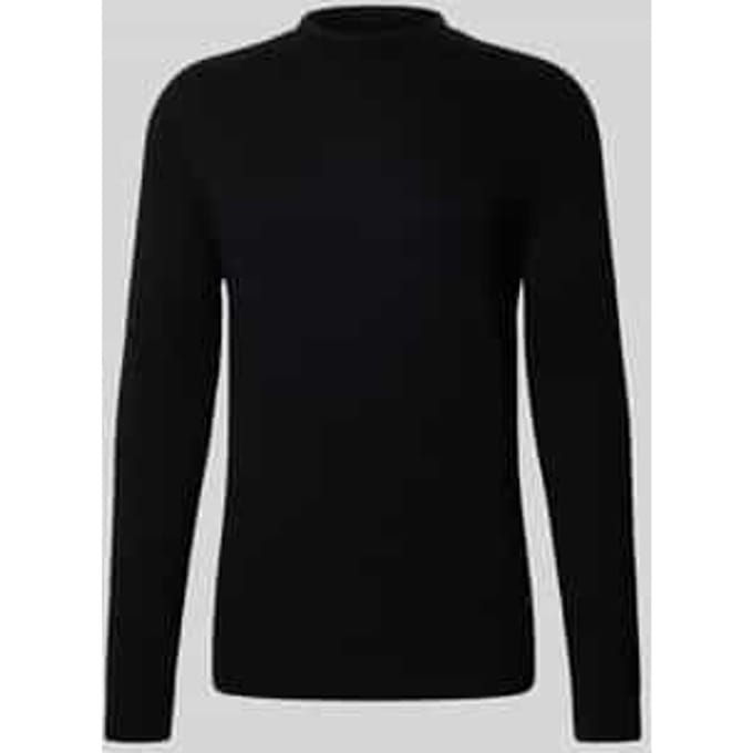 Gebreide pullover met kasjmier en ronde hals