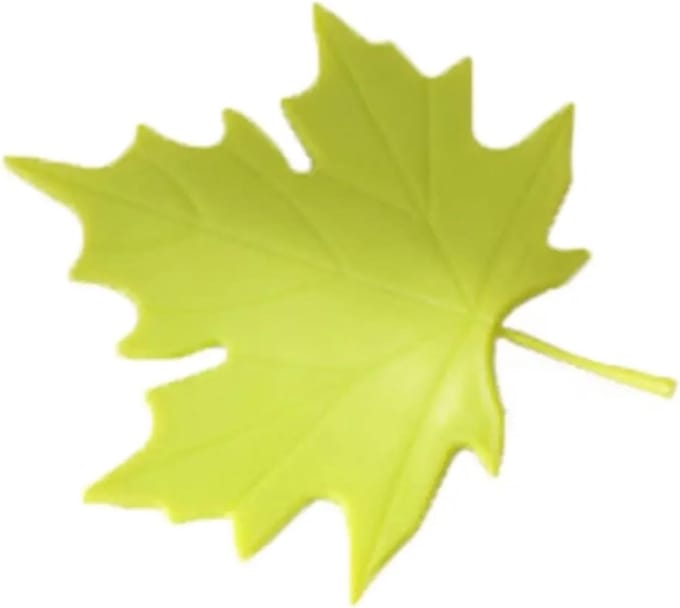 Deurstopper Esdoornblad - Deurwig Antislip - Deuren Open Houden - Anti-botsing Ontwerp - 165 x 135 cm - Groen