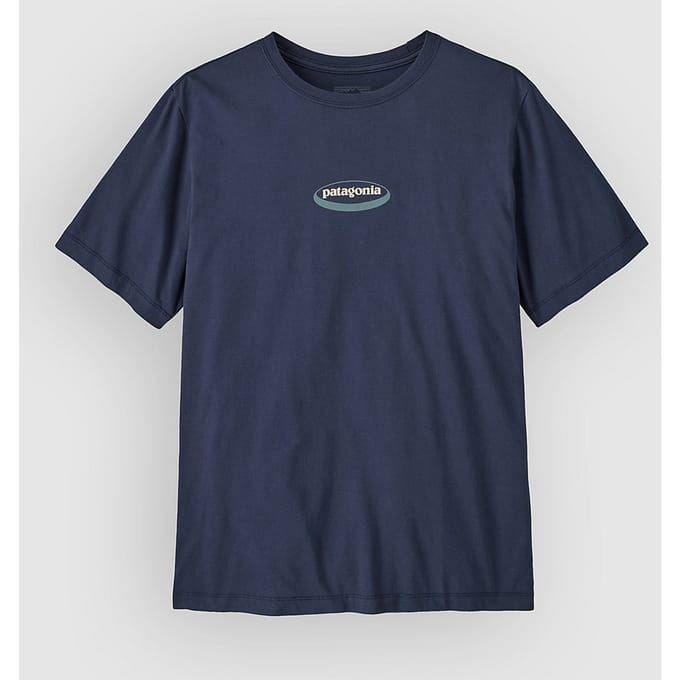Patagonia 95 Oval Logo T-Shirt blauw