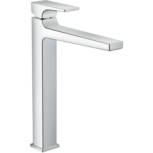 Hansgrohe Metropol single lever basin mixer 260 with lever handle and push-open waste set for wash bowls 32512000