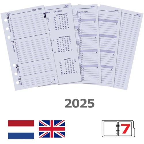 Agendavulling 2026 kalpa personal 7dagen/2pagina's