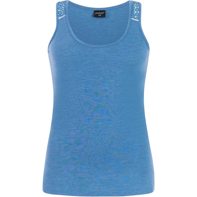 Protest PRTImpulses – Tanktop Dames – Mouwloos – Ronde hals – Wit