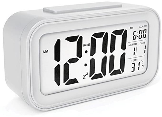 Grote LED Wekker met Snooze en Nachtverlichting