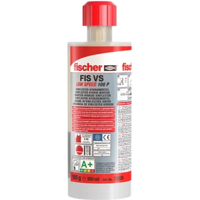 Fischer Injectiemortel Fis Vs Low Speed 100 P 2 Mengtuiten 100ml