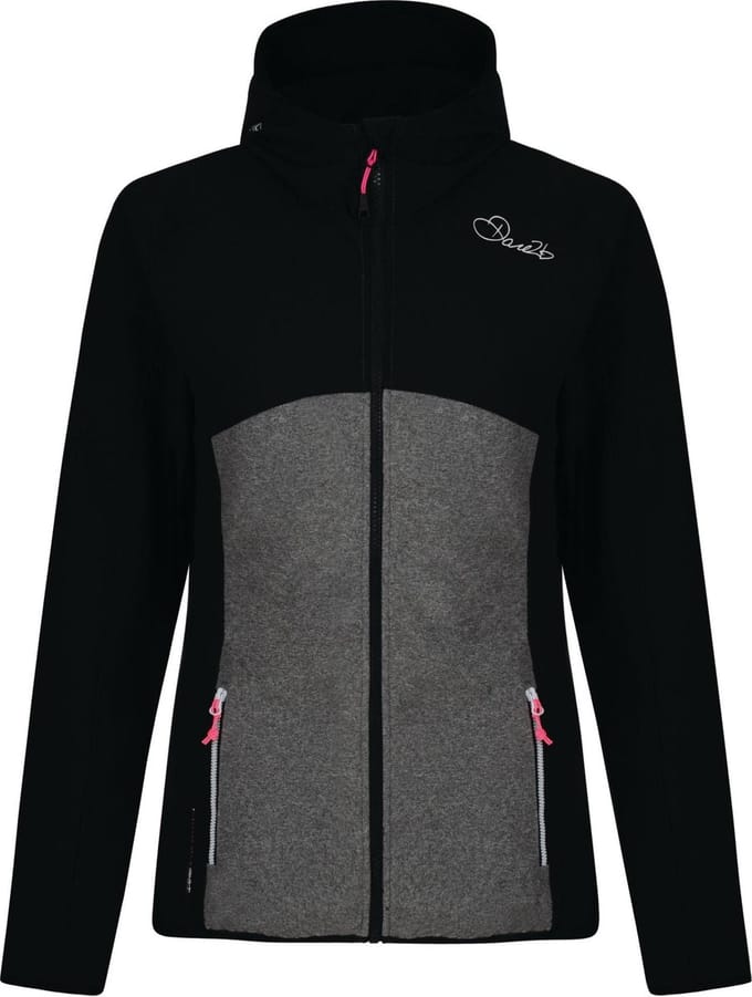 Dare2b-Demure Softshell-Sportjas-Vrouwen-MAAT L-Zwart