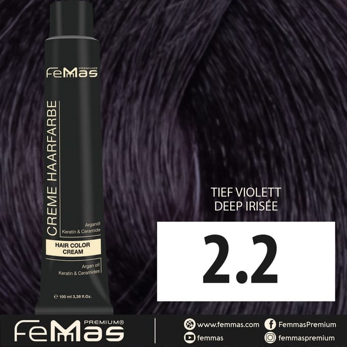 Femmas (2.2) - Haarverf - Donkerpaarse - 100ml