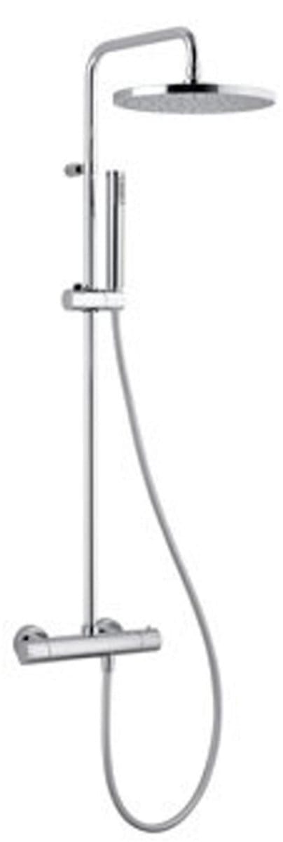 Plieger Royal - doucheset met stortdouche Ø25cm + handdouche - thermostatisch - chroom