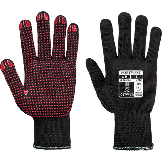 Nylon Polkadot Handschoen, Portwest A110
