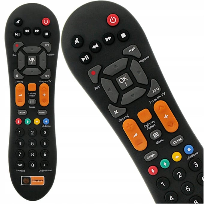 Afstandsbediening voor Cyfrowy Polsat HD7000 Decoder - PIL0352