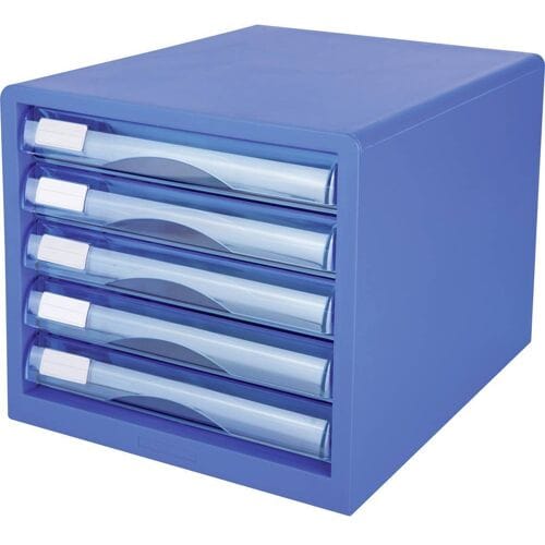 DELI Ladebox A4 kunststof 34.3 x 27.8 x 26 cm blauw