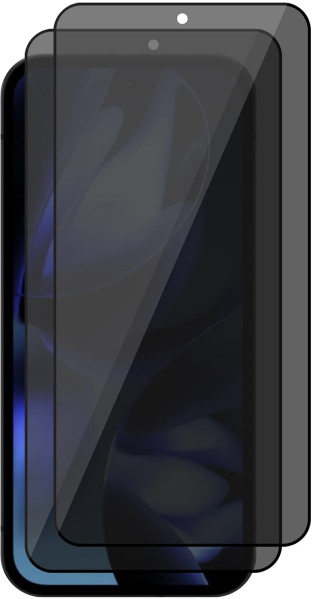 Privacy Screenprotector geschikt voor Google Pixel 9a - 2x Volledig Dekkend Glas Screen Protector