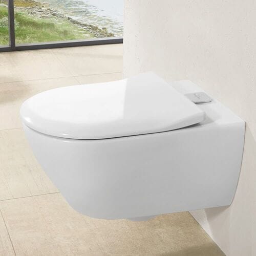 Villeroy & Boch Subway 2.0 wall-hung washdown WC with DirectFlush and ViFresh 5614A101