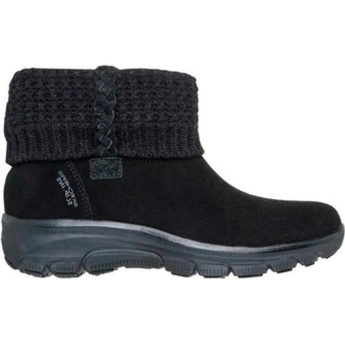 Skechers Hands Free Slip-Ins Easy Going dames boot - Zwart zwart - Maat 38