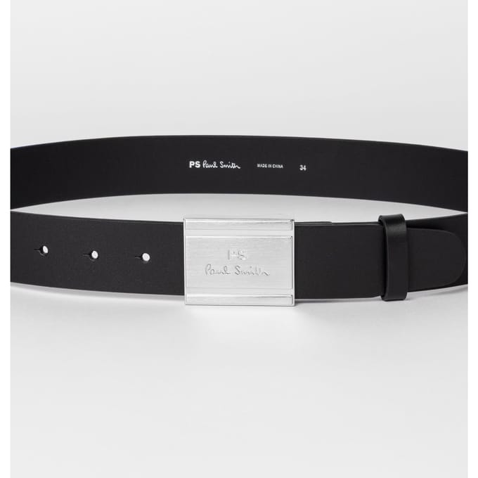 Paul Smith Belt Ps Plaque Black Taglia: W38 | Cinture Outlet | Uomo | Nero