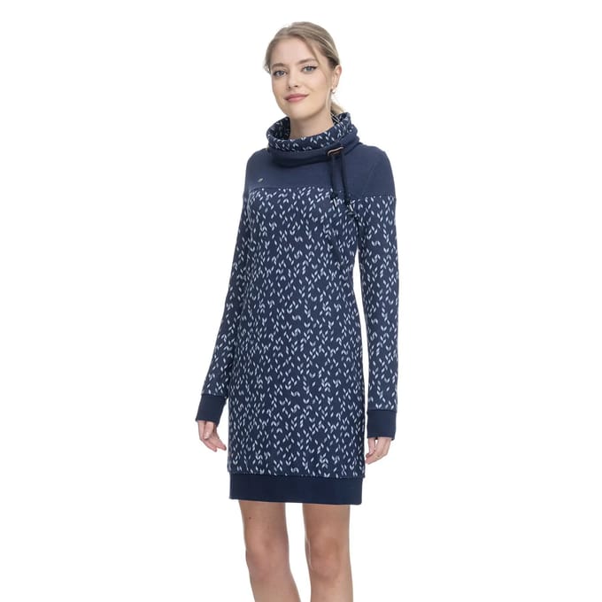 Dames jurk met hoge kraag Ragwear Chloe