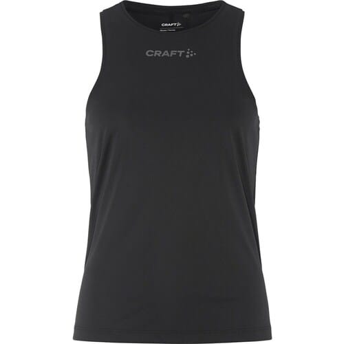 CRAFT CORE ESSENCE SINGLET 2 W Dames Sportshirt - Zwart
