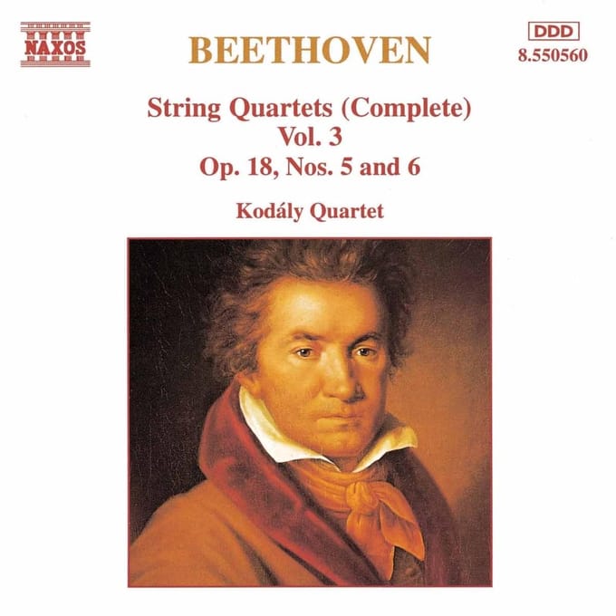 Kodály Quartet - Beethoven: String Quartets 3 (CD)