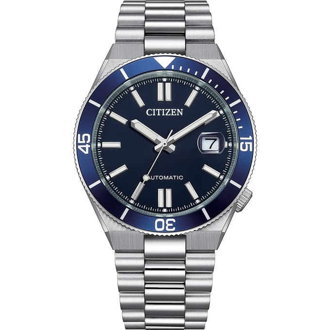 Citizen CA4717-06E Horloge - Leer - Zwart - Ø 40 mm