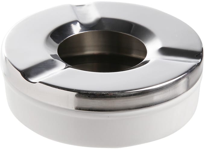 Benson Terrasasbak - RVS - 9,5 x 3,2 cm - rond - asbak