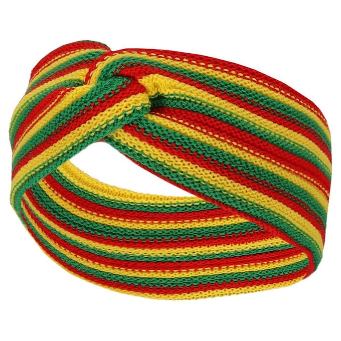 Feest hoofdband- gekleurde hoofdband - One size / Rood/geel/groen