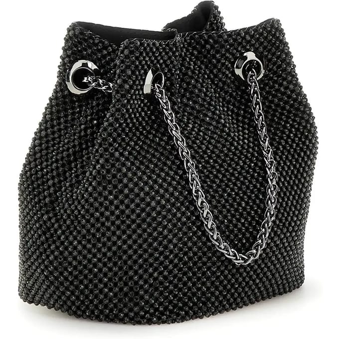 GUESS Avondtas Schoudertas Zalina Mini Pouch Black Zwart