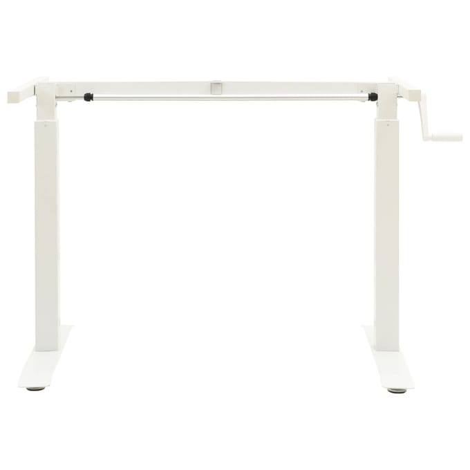 vidaXL - Zit-stabureauframe - met - slinger - handmatig - wit