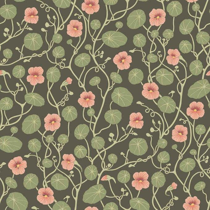 Boråstapeter Vliesbehang 6976 - Österlen - Botanisch Groen - 53cm x 10.05m