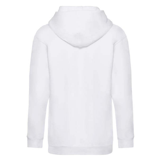 Fruit of the Loom Sweatshirt met capuchon voor kinderen/Kinderen (Wit)