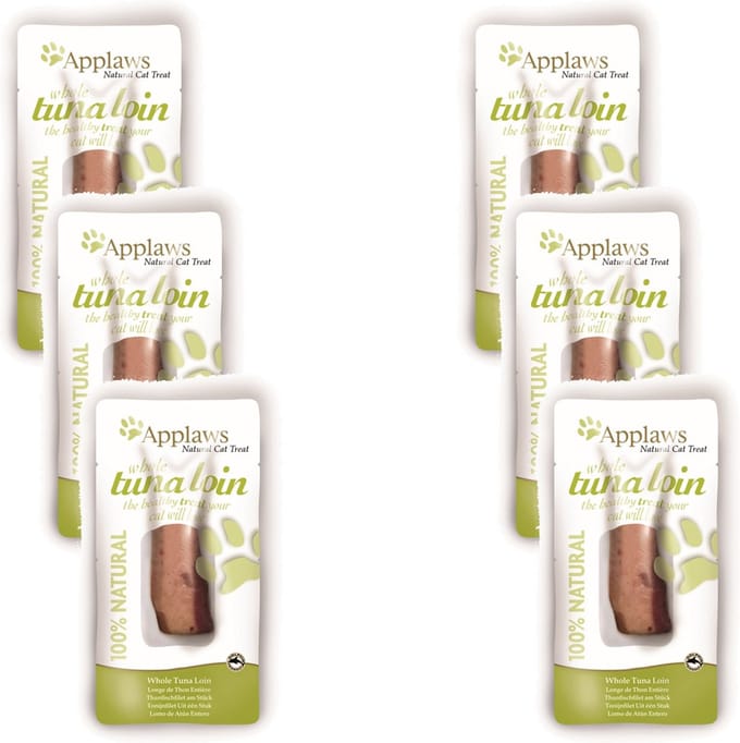 Applaws Cat Loin Tuna - Kattensnack - 6 x 30 g